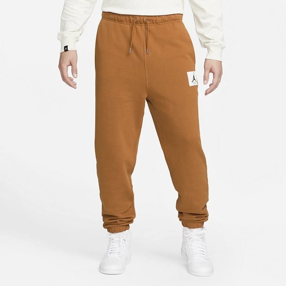 Nike Air Jordan Men's Flight Fleece Jogger Desert Bronze Pants DA9812 241 XL